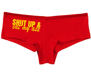 Shut Up and Eat My Ass - Red Boy Short