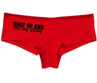 Shut Up and Eat My Pussy - Red Boy Short