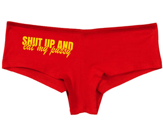 Shut Up and Eat My Pussy - Red Boy Short