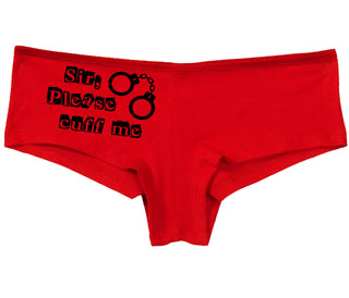 Sir Please Cuff Me - Red Boy Short