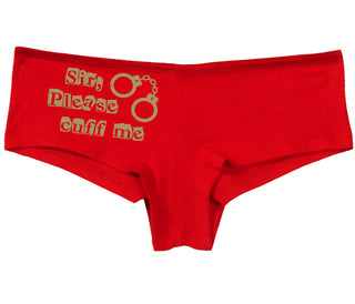Sir Please Cuff Me - Red Boy Short