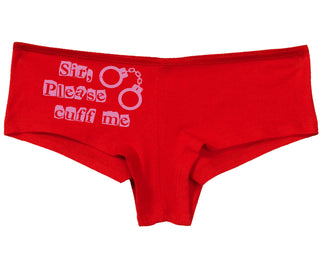 Sir Please Cuff Me - Red Boy Short
