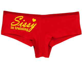 Sissy In Training - Red Boy Short