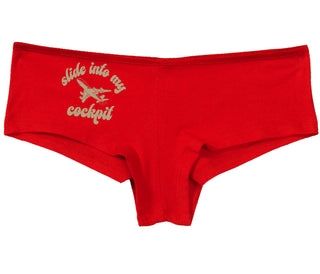 Slide Into My Cockpit - Red Boy Short