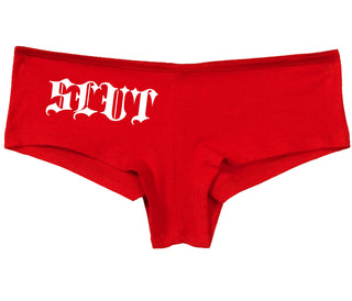 Slut - Goth Look - Red Boy Short