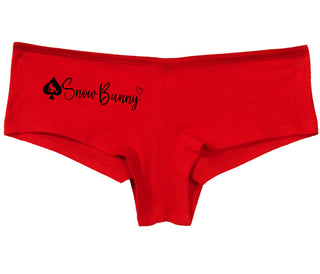 Snow Bunny - Queen of Spades - Red Boy Short