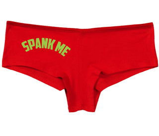 Spank Me - Bold Design - Red Boy Short