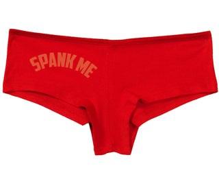 Spank Me - Bold Design - Red Boy Short
