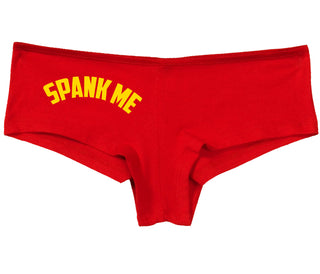 Spank Me - Bold Design - Red Boy Short
