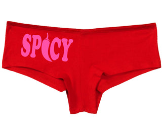 Spicy - Cute Pepper Logo - Red Boy Short