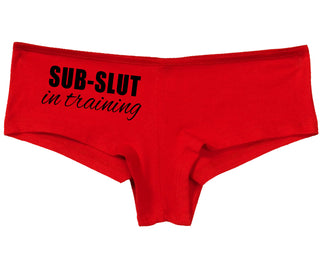 Sub Slut In Training - Red Boy Short