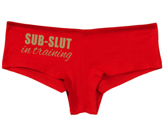 Sub Slut In Training - Red Boy Short