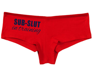Sub Slut In Training - Red Boy Short