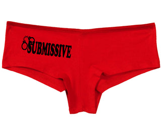 Submissive - Cuff Logo - Red Boy Short