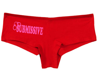 Submissive - Cuff Logo - Red Boy Short