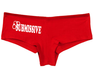 Submissive - Cuff Logo - Red Boy Short
