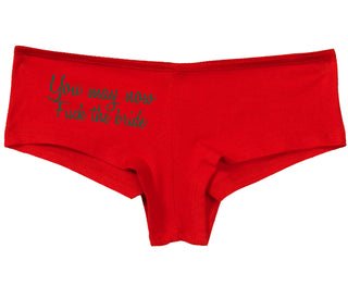 You May Now Fuck The Bride - Red Boy Short