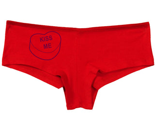 Valentines Day Candy - Kiss Me - Red Boy Short