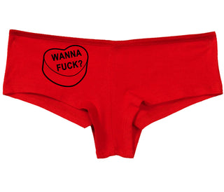 Valentines Day Candy - Wanna Fuck - Red Boy Short