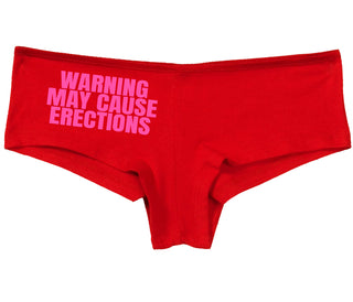 Warning May Cause Erections - Red Boy Short