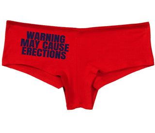 Warning May Cause Erections - Red Boy Short