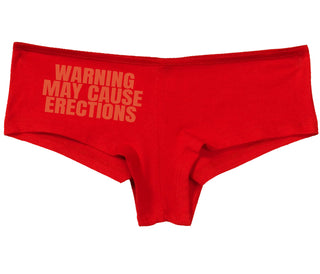 Warning May Cause Erections - Red Boy Short