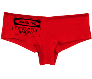 Warning Extremely Horny - Red Boy Short