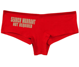 Search Warrant Not Required - Red Boy Short