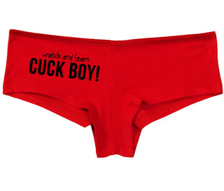 Watch And Learn Cuck Boy - Red Boy Short