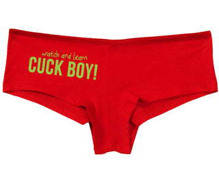 Watch And Learn Cuck Boy - Red Boy Short