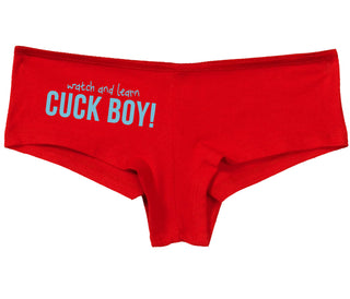 Watch And Learn Cuck Boy - Red Boy Short