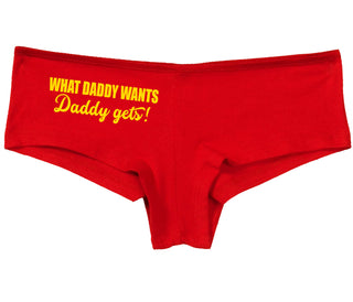What Daddy Wants Daddy Gets - Red Boy Short