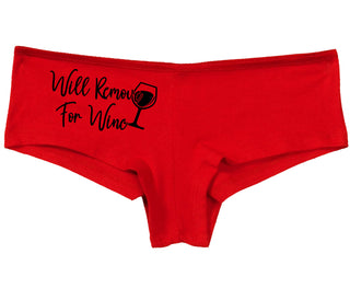 Will Remove For Wine - Red Boy Short