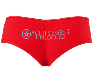 Achievement Unlocked - Red Boyshort