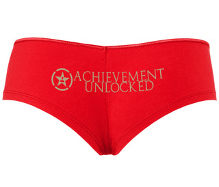 Achievement Unlocked - Red Boyshort