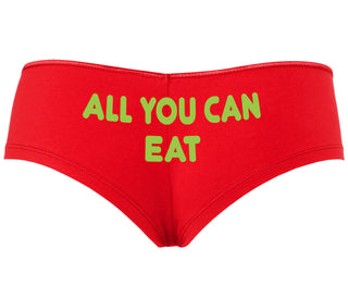 All You Can Eat - Red Boyshort
