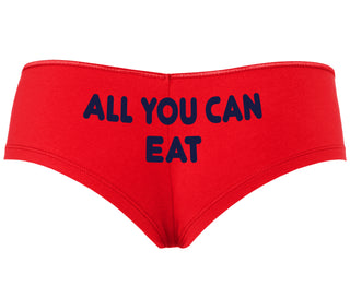 All You Can Eat - Red Boyshort