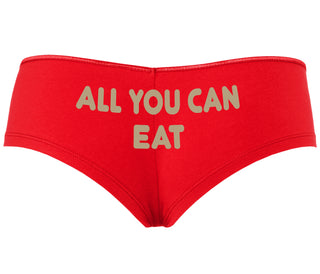 All You Can Eat - Red Boyshort