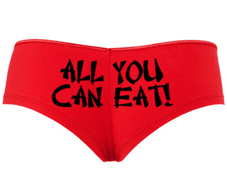 All You Can Eat Chinese Takaway Style - Red Boyshort
