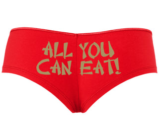 All You Can Eat Chinese Takaway Style - Red Boyshort