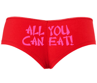 All You Can Eat Chinese Takaway Style - Red Boyshort