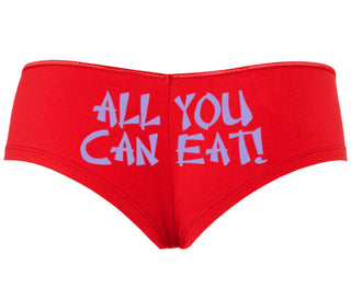 All You Can Eat Chinese Takaway Style - Red Boyshort