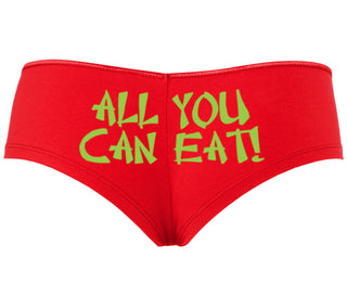 All You Can Eat Chinese Takaway Style - Red Boyshort