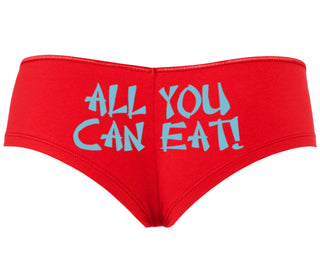 All You Can Eat Chinese Takaway Style - Red Boyshort