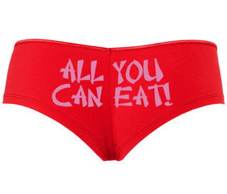 All You Can Eat Chinese Takaway Style - Red Boyshort