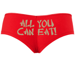 All You Can Eat Chinese Takaway Style - Red Boyshort