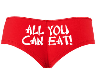 All You Can Eat Chinese Takaway Style - Red Boyshort