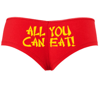 All You Can Eat Chinese Takaway Style - Red Boyshort