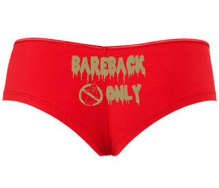 Bareback Only - Red Boyshort