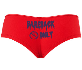 Bareback Only - Red Boyshort